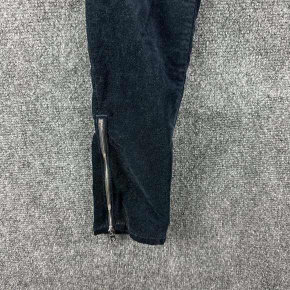 Rag & Bone Jean Womens 26 Navy Velvet Skinny 5 Pocket Style Zip Ankle Stretch - Picture 2 of 9